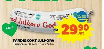 Coop Forum Färdigkokt julkorv erbjuda