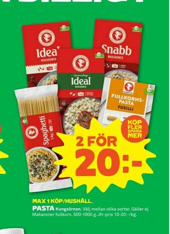 Coop Forum Pasta erbjuda