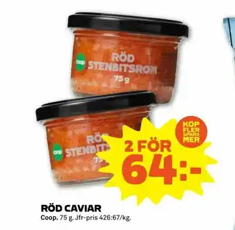 Coop Forum Röd caviar erbjuda