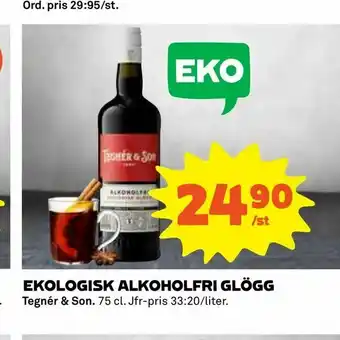 Coop Konsum Ekologisk alkoholfri glögg erbjuda