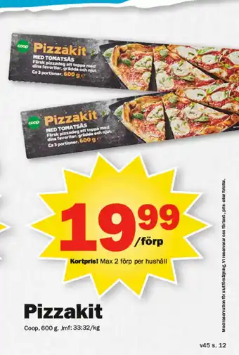 Pekås Pizzakit erbjuda