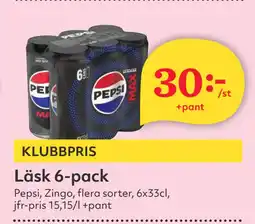 Hemköp Läsk 6-pack erbjuda