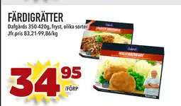 Supergrossen FÄRDIGRÄTTER erbjuda