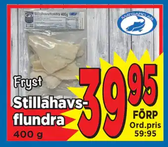 Supergrossen Stillahavsflundra erbjuda