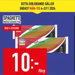 Matdax SPAGHETTI erbjuda