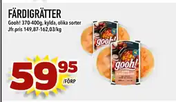 Bonum Matmarknad FÄRDIGRÄTTER erbjuda