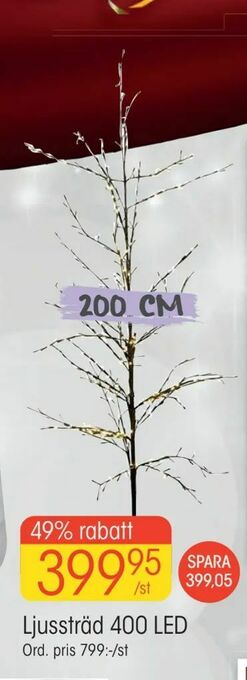 EKO Ljussträd 400 LED erbjuda