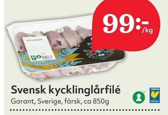 Hemköp Svensk kycklinglårfilé erbjuda