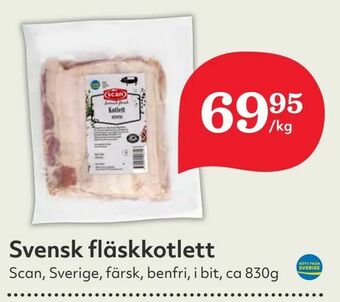 Hemköp Svensk fläskkotlett erbjuda