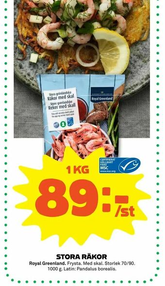 Stora Coop Stora räkor erbjuda