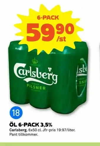 Stora Coop Öl 6-pack 3,5% erbjuda