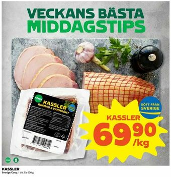 Coop Extra Kassler erbjuda