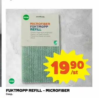 Coop Extra Fuktmopp refill - microfiber erbjuda