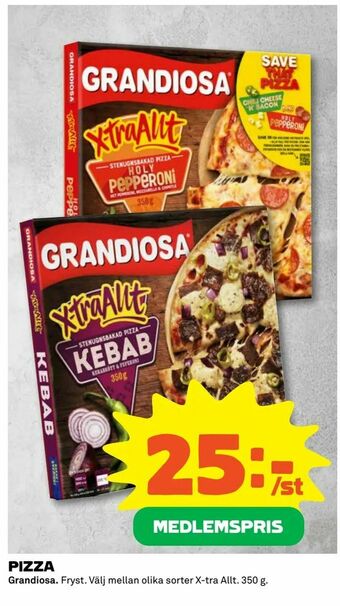 Coop Extra Pizza erbjuda