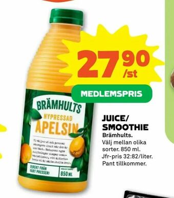 Coop Forum Juice/ smoothie erbjuda