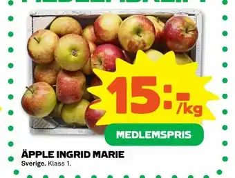 Coop Forum Äpple ingrid marie erbjuda