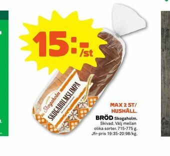 Coop Forum Bröd erbjuda