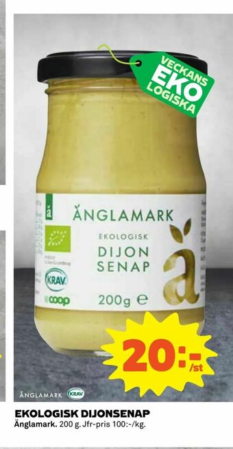 Coop Konsum Ekologisk dijonsenap erbjuda