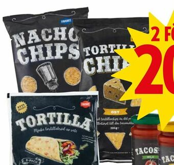Matöppet Tortilla/Nacho chips erbjuda