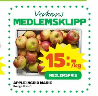 Stora Coop Äpple ingrid marie erbjuda