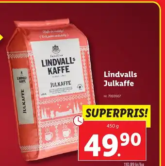 Lidl Lindvalls Julkaffe erbjuda