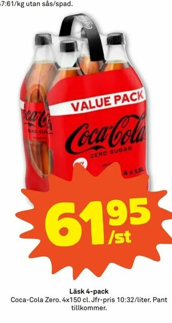 Stora Coop Läsk 4-pack erbjuda