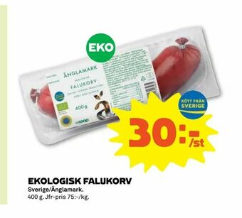 Stora Coop Ekologisk falukorv erbjuda