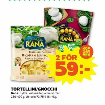 Stora Coop Tortellini/gnocchi erbjuda