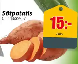 Extra Mjällby Stormarknad Sötpotatis erbjuda