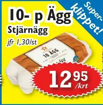 T-jarlen 10- p Ägg erbjuda