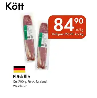 Snabbgross Fläskfilé erbjuda