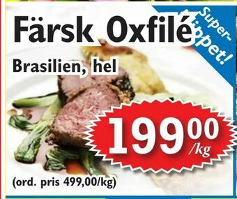 T-jarlen Färsk Oxfilé erbjuda