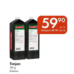 Snabbgross Timjan erbjuda