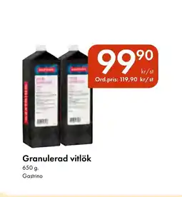 Snabbgross Granulerad vitlök erbjuda