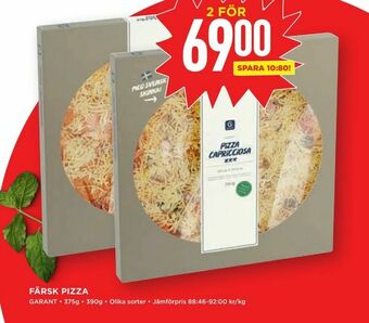 Willys Färsk pizza erbjuda