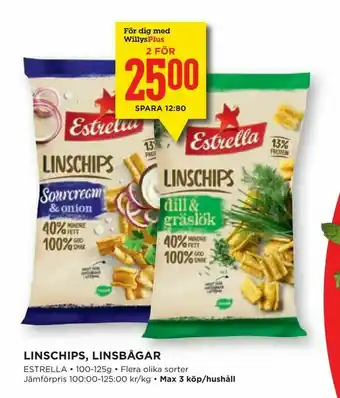 Linschips, linsbågar