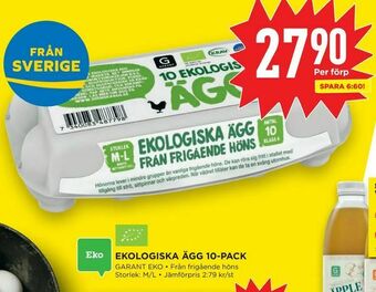 Willys Hemma Ekologiska ägg 10-pack erbjuda