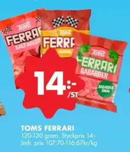 ÖoB Toms ferrari erbjuda