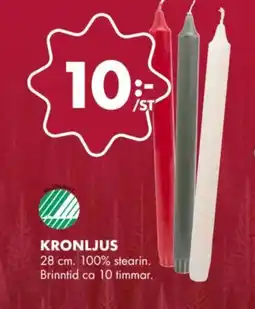 ÖoB Kronljus erbjuda