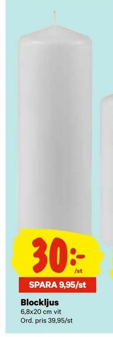 City Gross Blockljus erbjuda