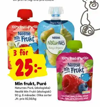 Min frukt, Puré