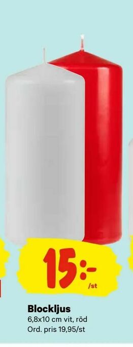 City Gross Blockljus erbjuda