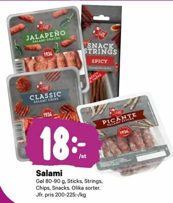 City Gross Salami erbjuda