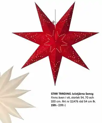 Elon STAR TRADING Julstjärna Sensy erbjuda