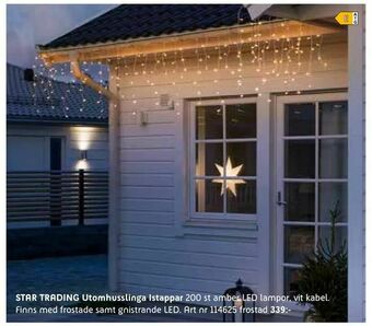 Elon STAR TRADING Utomhusslinga Istappar erbjuda