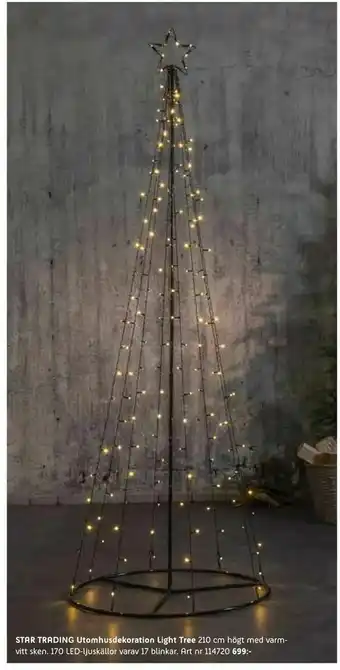 Elon STAR TRADING Utomhusdekoration Light Tree erbjuda