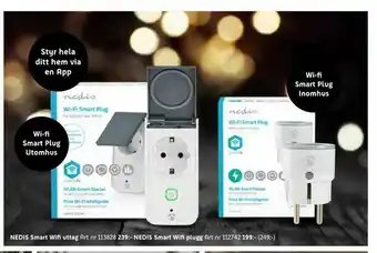 Elon NEDIS Smart Wifi uttag erbjuda