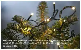 Elon STAR TRADING Ljusslinga Serie MicroLED erbjuda