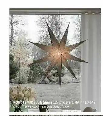 Elon KONSTSMIDE Julstjärna erbjuda