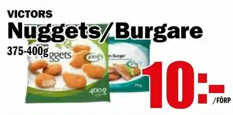 Matdax Nuggets/Burgare erbjuda